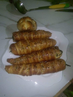 صورة لوصفة خبز محشي