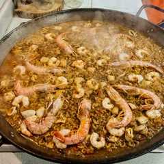 Una foto de Fideuá de Mariscos, En Casa Cookpad... 🇪🇸 Y 🇪🇨...!