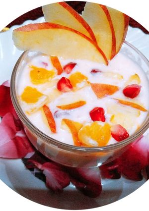 A picture of Mix fruit shrikhand.
