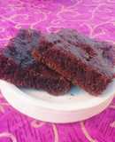 Brownies veganos de harina de algarroba