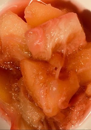A picture of Stewed Rhubarb and Apple.