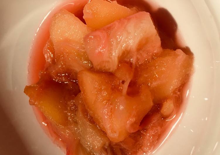 Simple Way to Make Perfect Stewed Rhubarb and Apple