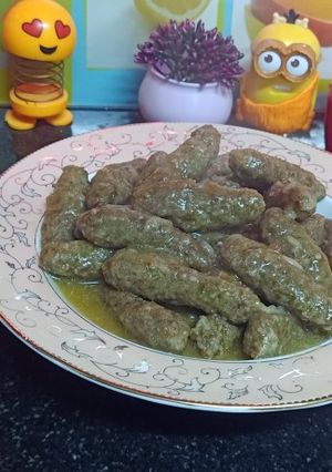 صورة لوصفة كفتة الأرز بصوص المرقة 😋