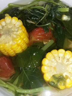 Foto resep Sayur bayam jagung manis gampang banget