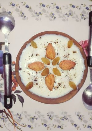 A picture of Shahi Phirni.