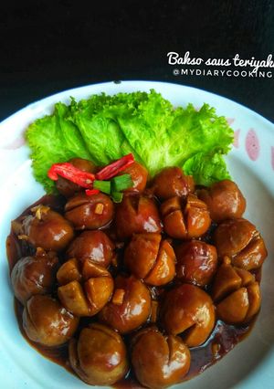 Foto resep Bakso saus teriyaki