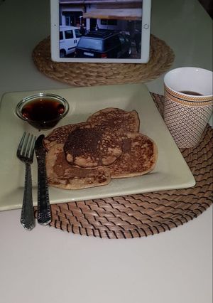 صورة لوصفة بان كيك الشوفان الصحي