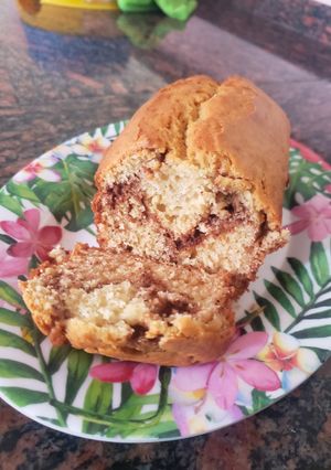 Una foto de Budín de canela