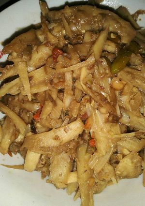 Foto resep Lotek/rumbah rebung