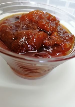A picture of Qubaani Apricot ka meetha.