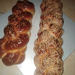 A picture of Challah Bread #worldwideeggchallenge.