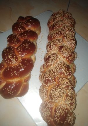 A picture of Challah Bread #worldwideeggchallenge.