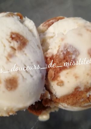 Une photo de Glace aux speculoos sans sorbetière