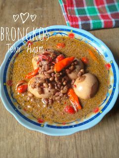 Foto resep Brongkos Telur Ayam