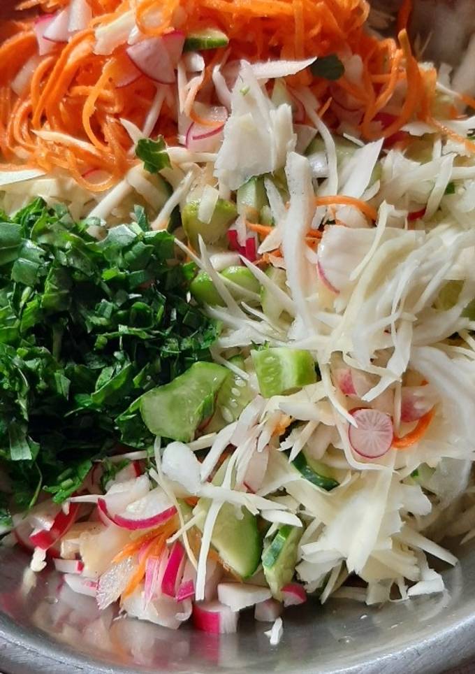 Салат з капустою та морквою по-корейськи