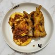 Telur Ceplok dan Ceker Bakar Bumbu Jimbaran