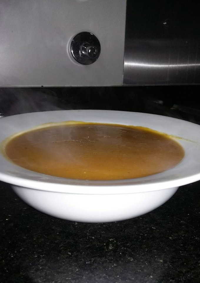Una foto de Sopa crema de zapallo