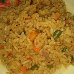 A picture of Local rice jollof.