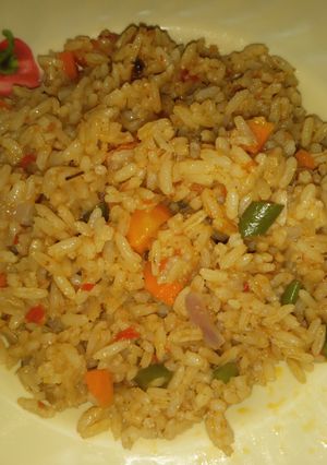 A picture of Local rice jollof.