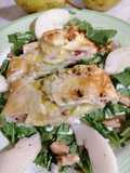 Strudel con fichi, stracchino, frutta secca e speck