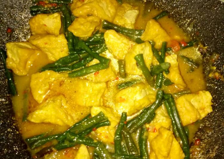 Resep Gulai tahu kacang panjang yang Sempurna