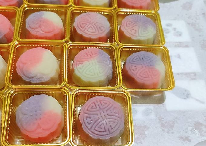 Resep Snow Skin Mooncake Resep Kecil Oleh Mustika Eva Cookpad Snow Skin Mooncake Resep Kecil Foto Resep Utama