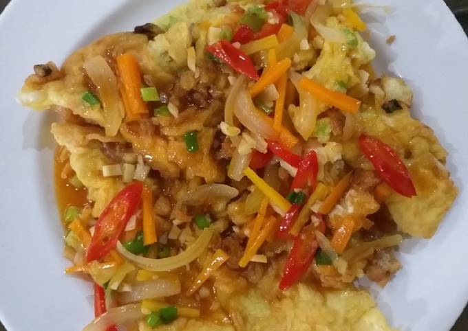 Langkah Mudah untuk Membuat 84. Fuyunghai ala rumahan, Bikin Ngiler