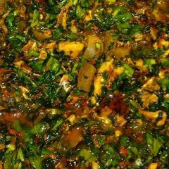 A picture of Vegetable soup (edikaikong).