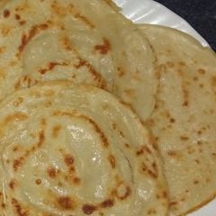 A picture of #WorldWideEggsChallenge-Pancakes.