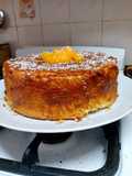 Torta tres ingredientes estilo genoise (bizcochuelo alto)
