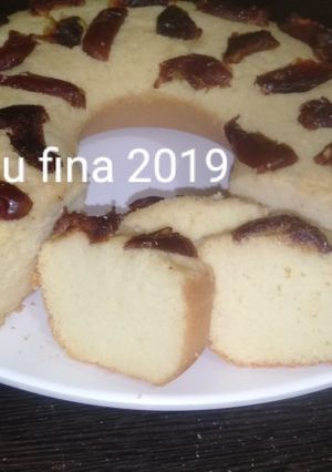 Foto resep Bolu susu/bukan susu lembang topping kurma lembut