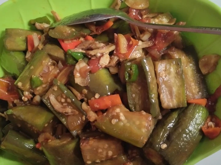 Cara Mudah Membikin Resep Oseng terong teri yang Sempurna Anti Ribet, Mantap