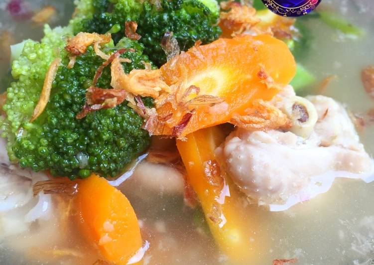 Resep Sop Ayam Brokoli Wortel | Resep Membuat Sop Ayam Brokoli Wortel Yang Menggugah Selera