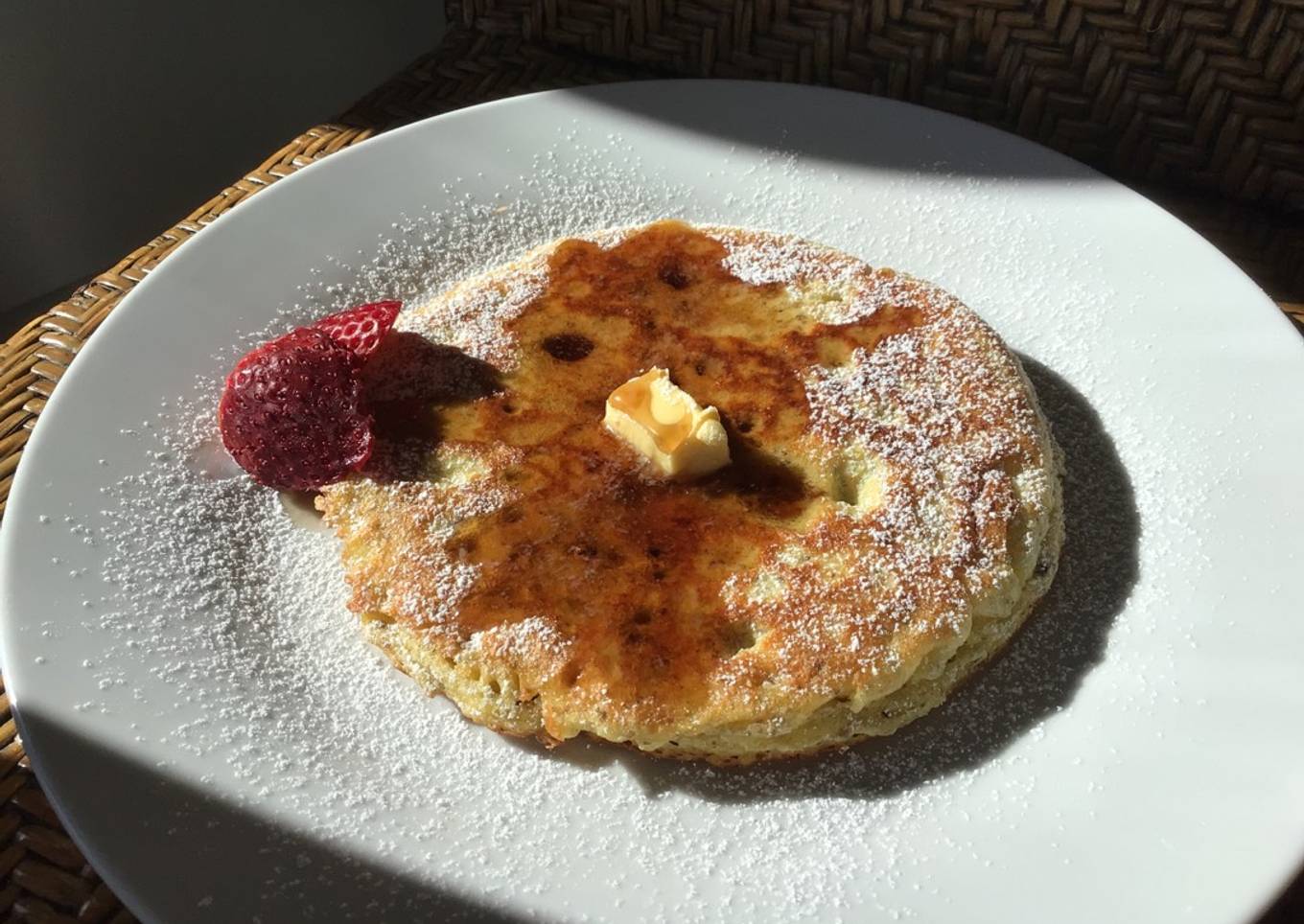 Healthy and delicious gluten free pancakes