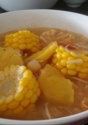 Hình của món Canh nấm tuyết.
