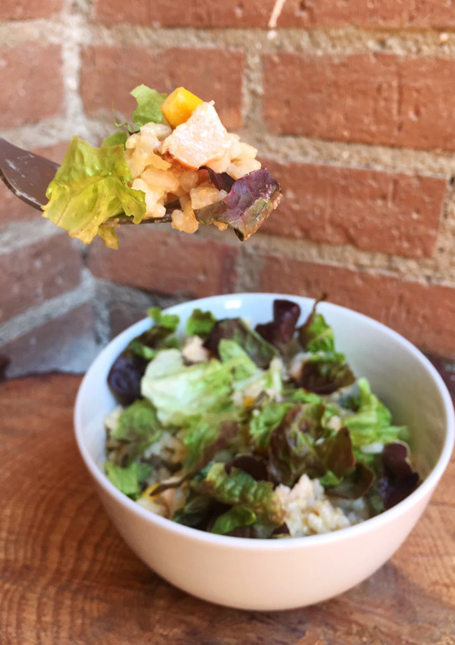 Una foto de Ensalada económica de arroz