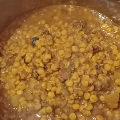 A picture of Ash gourd tadka.