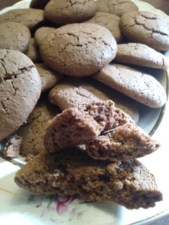 Una foto de Galletitas de chocolate sin tacc