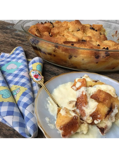Foto resep Bread Pudding Custard