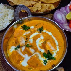A picture of Paneer butter masala.