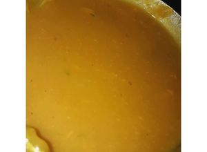 Una foto de Sopa cremosa de Calabaza, Batata y Papa
