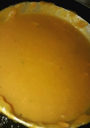Una foto de Sopa cremosa de Calabaza, Batata y Papa