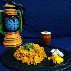 A picture of Mix vegetable khichadi.