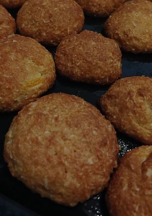Una foto de Galletetitas de coco y limón