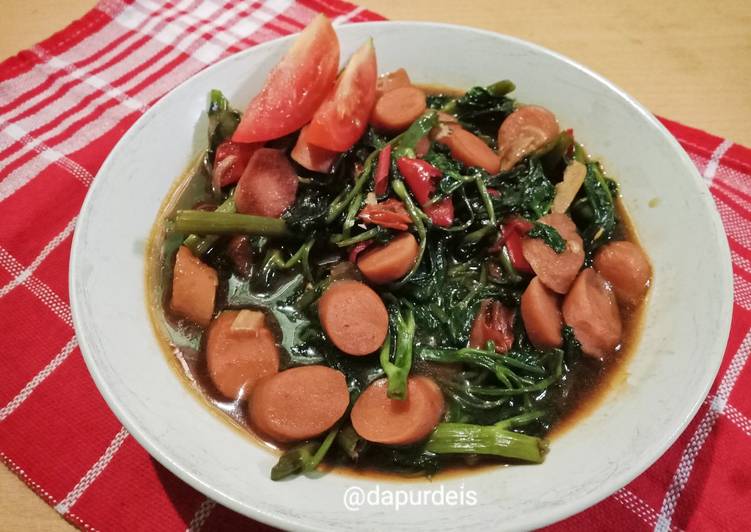 Resep Tumis Kangkung Sosis Anti Gagal