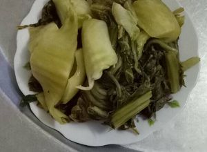 Hình của món Muối dưa cải.