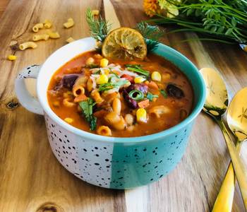 Popular Cuisine Minestrone Soup Delicious Nutritious