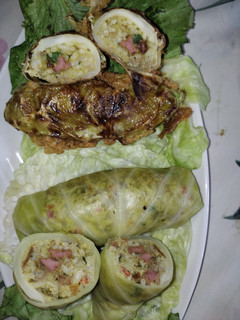 A picture of Fried/steam dolman (cabbage roll)🥰.