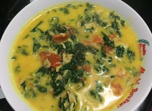 Foto resep Bobor daun lembayung ato daun kacang panjang