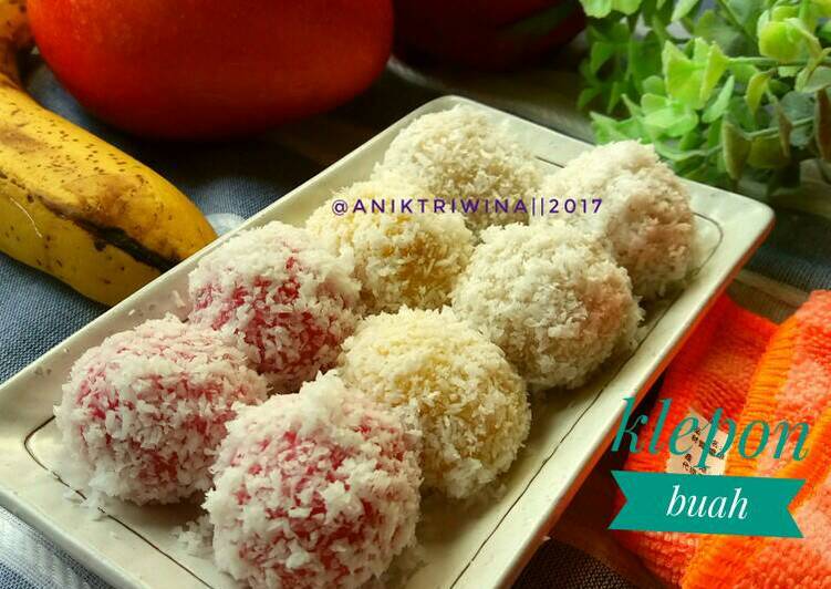 Resep Klepon Buah, Bisa Manjain Lidah